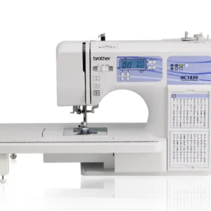 Brother Sewing and Quilting Machine, HC1850, 185 Built-in Stitches, LCD Display, 8 Included Sewing Feet