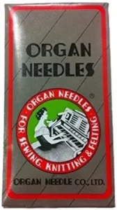 Ball Point Sewing Machine Needles Home-use By Organ Needles (10 Needles/pack), Select Size (Size 90 / 14 Ball Point)